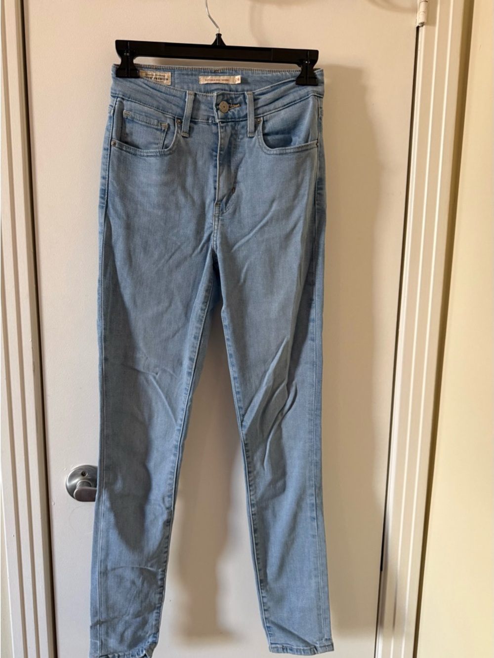 Levis premium 721 Women's Light Blue Skinny Jeans - high rise